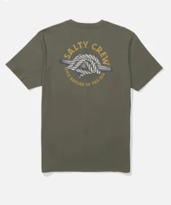 T-SHIRT MANCHES COURTES SALTY CREW CLEAT KNOTT HOMME COULEUR SLATE | SALTY CREW