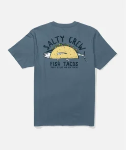T-SHIRT MANCHES COURTES SALTY CREW BAJA FRESH PREMIUM HOMME COULEUR SLATE | SALTY CREW