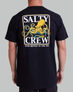 T-SHIRT MANCHES COURTES SALTY CREW INK SLINGER HOMME COULEUR BLACK | SALTY CREW