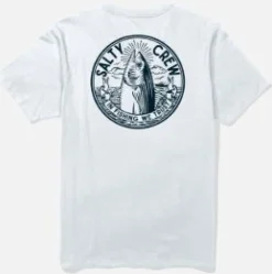 T-SHIRT MANCHES COURTES SALTY CREW IN FISHING WE TRUST HOMME COULEUR WHITE | SALTY CREW
