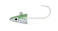 TÊTE PLOMBÉE FIIISH CRAZY SAND EEL 220 VERT NACRÉ