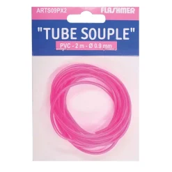 TUBE SOUPLE FLASHMER FLUO ROSE 2M D90