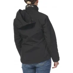 Veste de pont à capuche amovible femme SARDINIA 2.0 noir MUSTO
