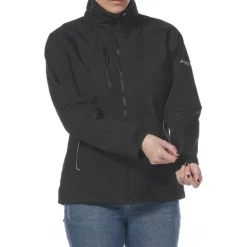 Veste de pont à capuche amovible femme SARDINIA 2.0 noir MUSTO