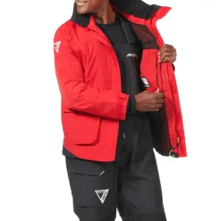 Veste de quart côtière homme BR1 CHANNEL rouge MUSTO