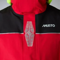 Veste de quart hauturière homme BR3 PERTEX® OFFSHORE rouge MUSTO