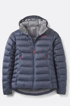 VESTE DUVET ELECTRON PRO HOODY WOMAN STEEL | RAB