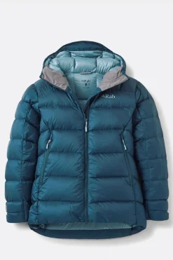 VESTE DUVET NEUTRINO PRO HOODY WOMAN TEMPEST BLUE | RAB
