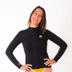 Veste néoprène de longe-côte 3 mm Noire MELLOW SEA