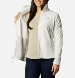 Veste polaire zippée femme FAST TREK™ II blanc 