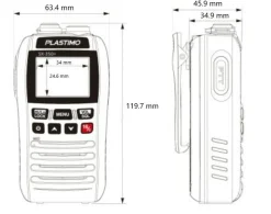 VHF portable SX-350+ - PLASTIMO