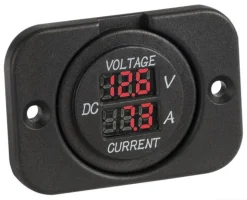 VOLTMETRE AMPEREMETRE NUMERIQUE MONTAGE PAR ENCASTREMENT | OSCULATI